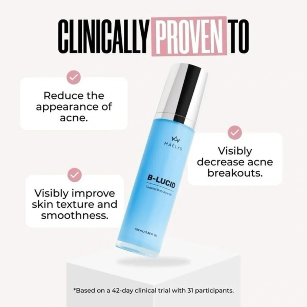 NEW MAELYS B-Lucid Targeted Body Acne Gel ~ 3.38 oz